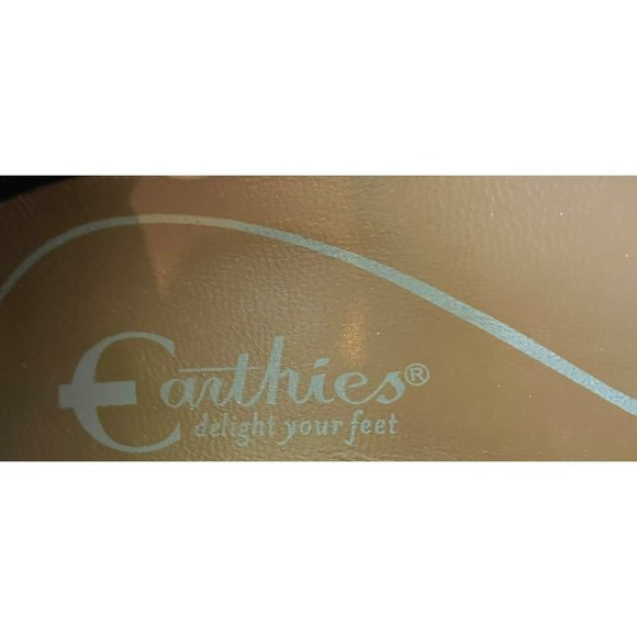 Earthies TOLO Black Leather Flat Ballet Slip On Comfort Shoes Women's Sz 7 - Picture 13 of 16